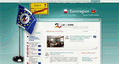 Desktop Screenshot of euroregion-snb.pl