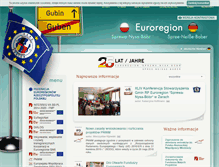 Tablet Screenshot of euroregion-snb.pl